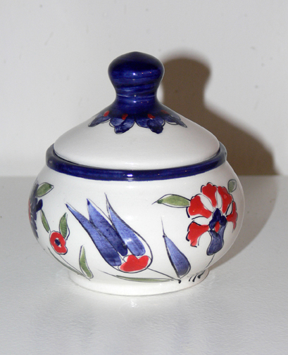 Floral Pot with Lid